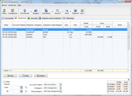 Home bookkeeping screenshot